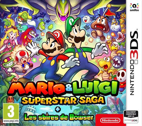 jaquette du jeu vidéo Mario & Luigi : Superstar Saga