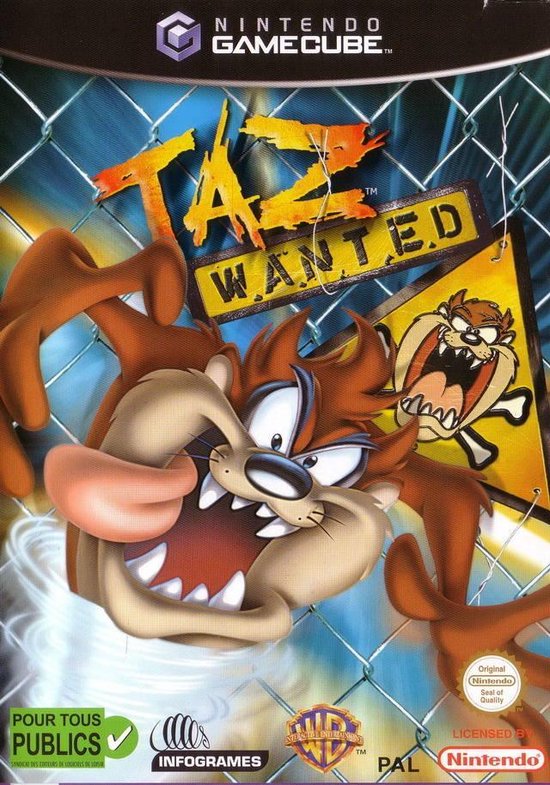 jaquette du jeu vidéo Taz: Wanted
