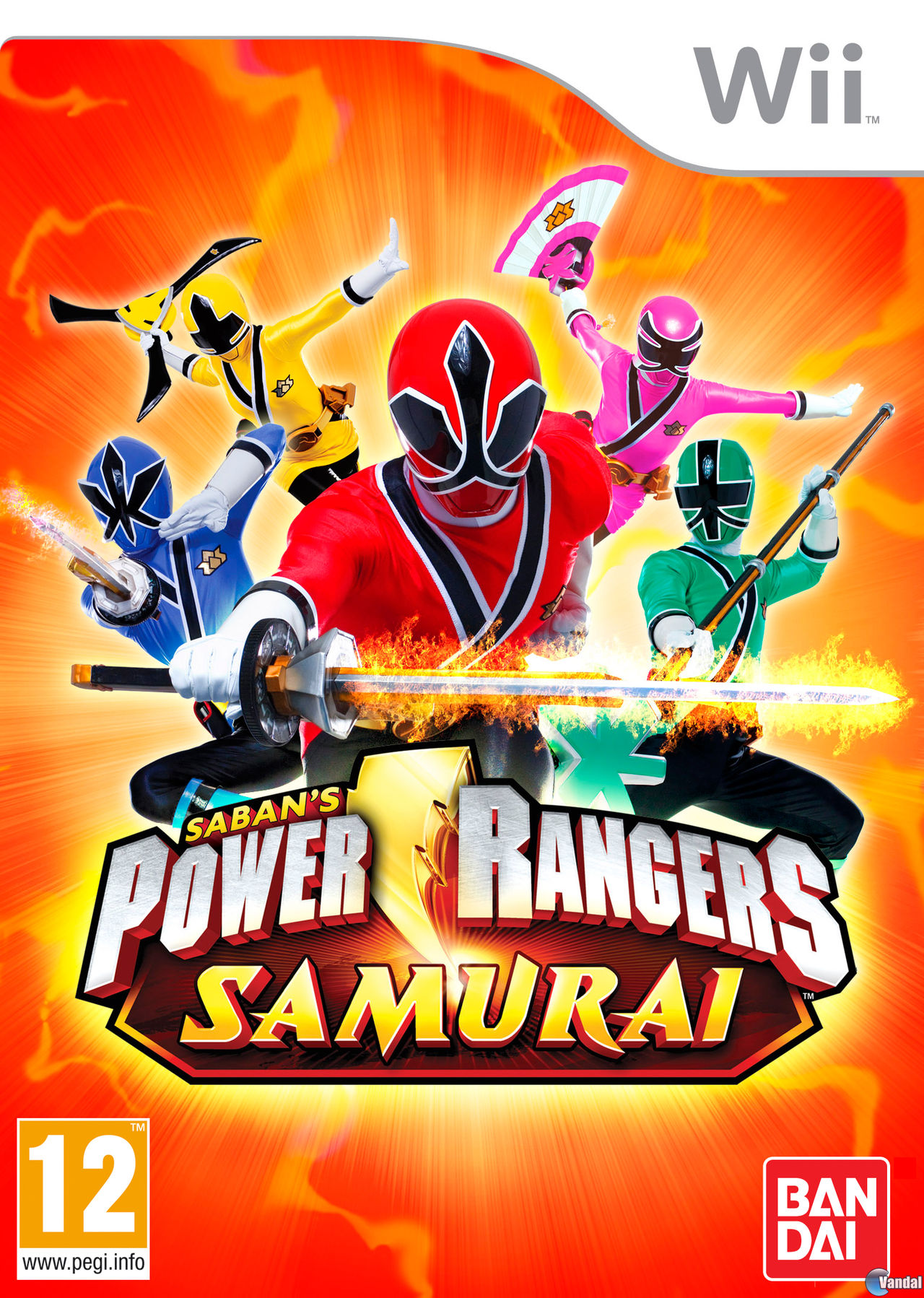 jaquette du jeu vidéo Power Rangers Samurai