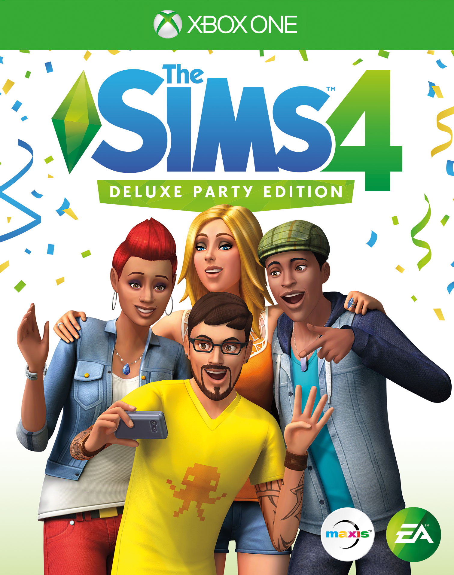 jaquette du jeu vidéo Sims 4 - Edition fête deluxe