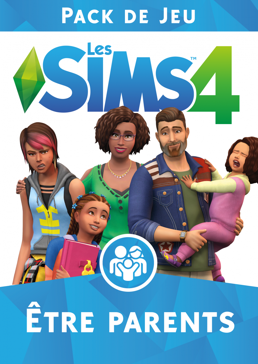 jaquette du jeu vidéo Les Sims 4 : Être parents