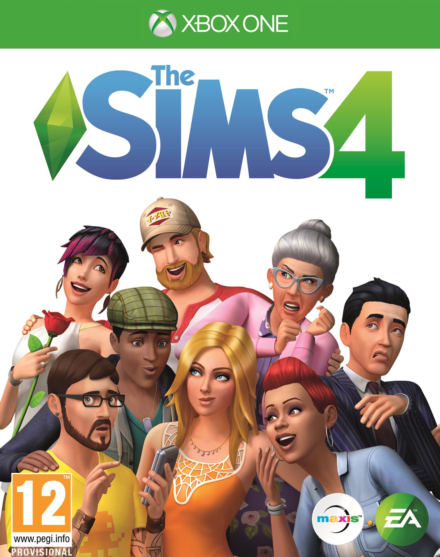 jaquette du jeu vidéo Les Sims 4