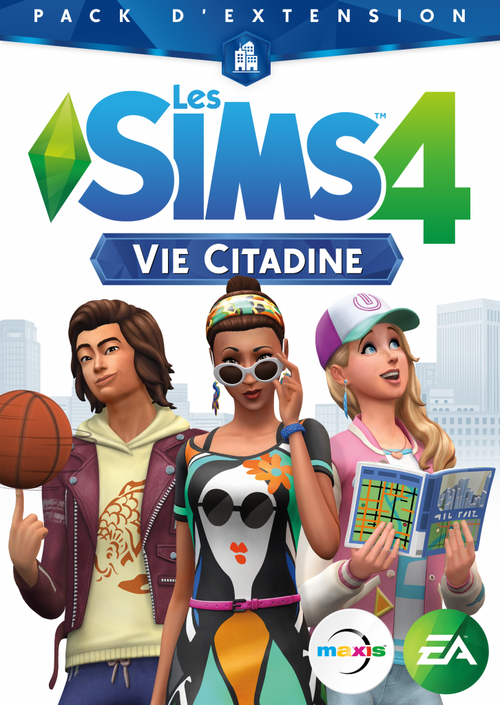 jaquette du jeu vidéo Les Sims 4 : Vie citadine