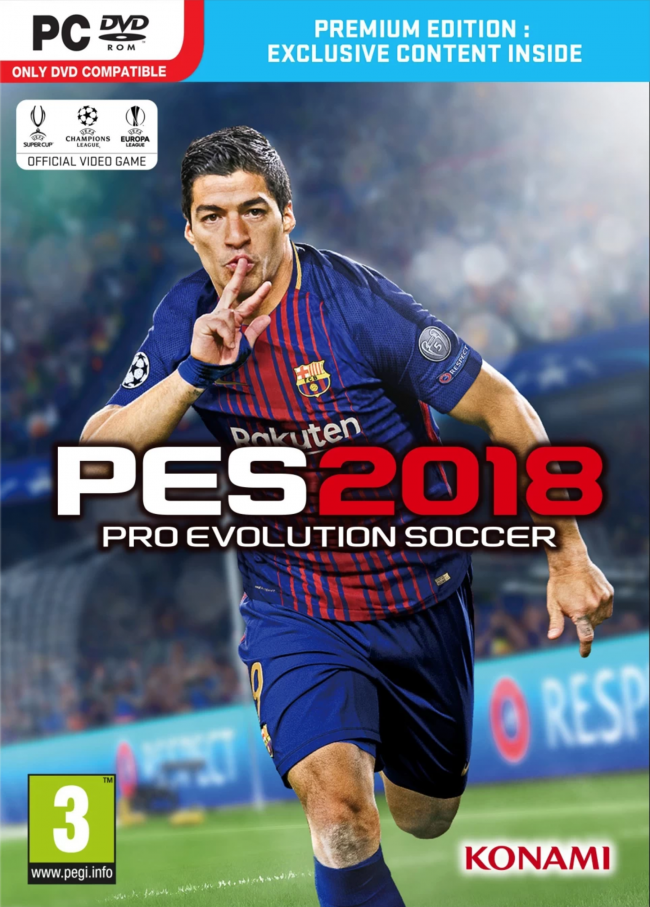 jaquette du jeu vidéo Pro Evolution Soccer 2018