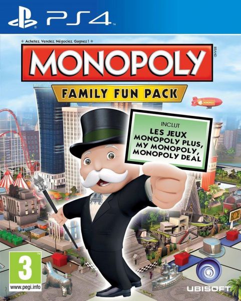 jaquette du jeu vidéo Monopoly Family Fun Pack