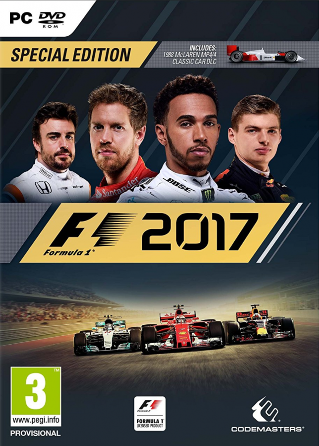 jaquette du jeu vidéo F1 2017