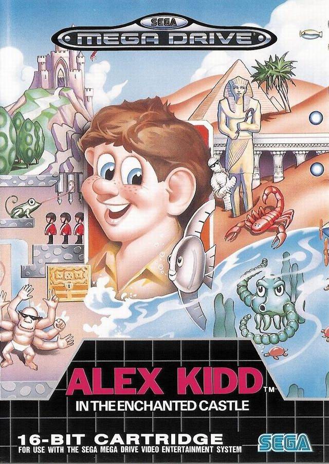 jaquette du jeu vidéo Alex Kidd in the Enchanted Castle