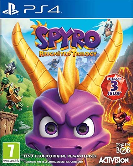jaquette du jeu vidéo Spyro Reignited Trilogy