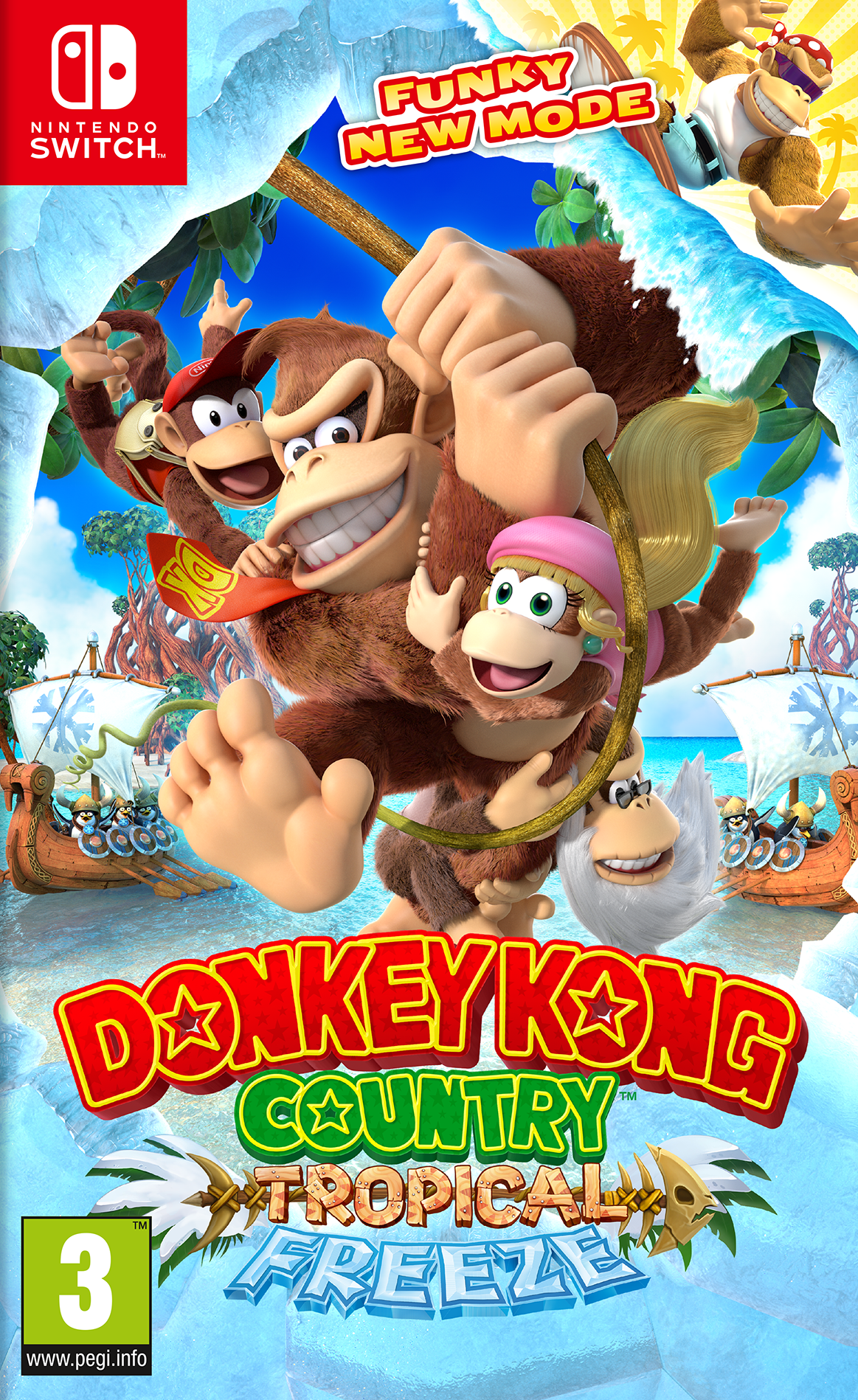 jaquette du jeu vidéo Donkey Kong Country : Tropical Freeze