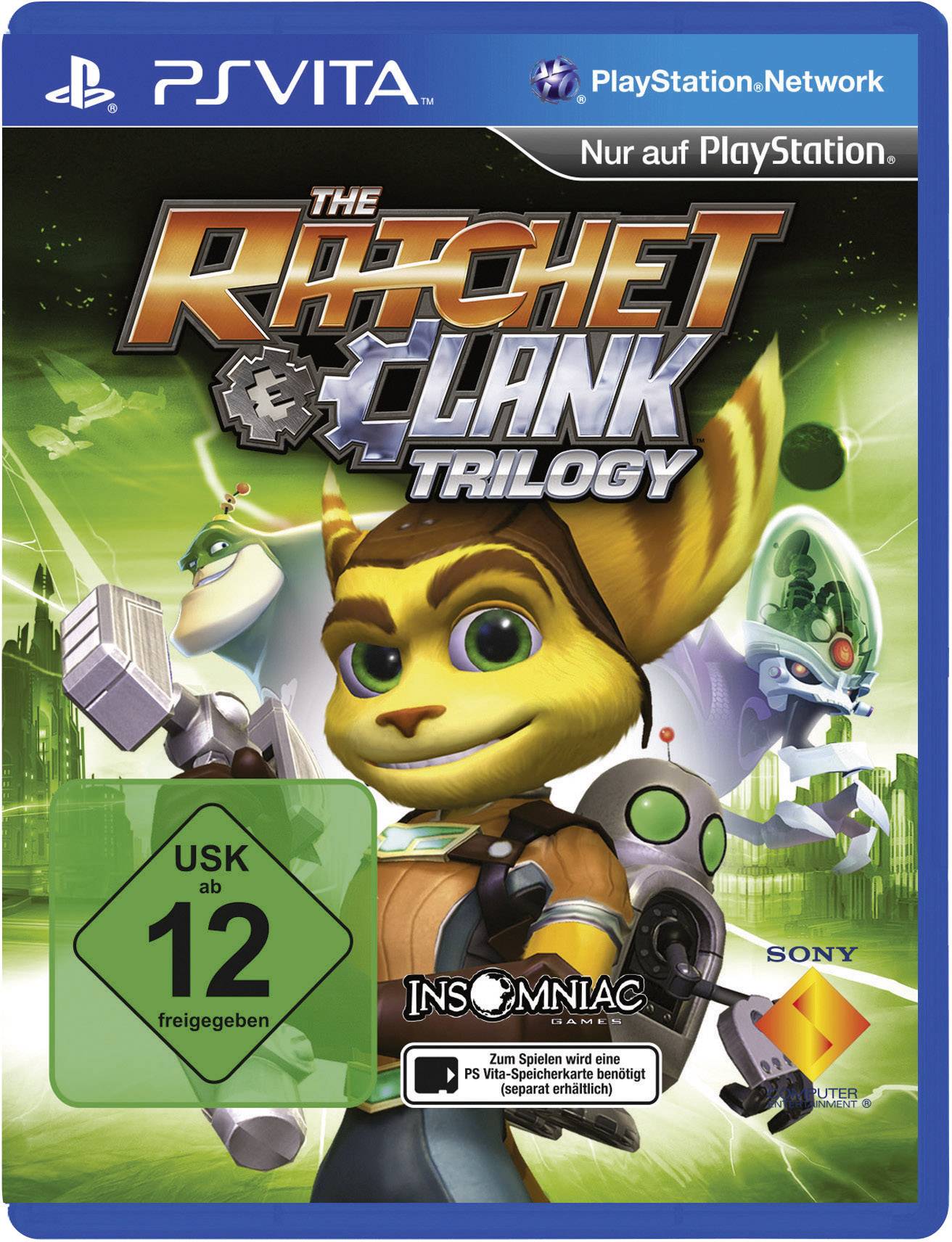 jaquette du jeu vidéo The Ratchet & Clank Trilogy