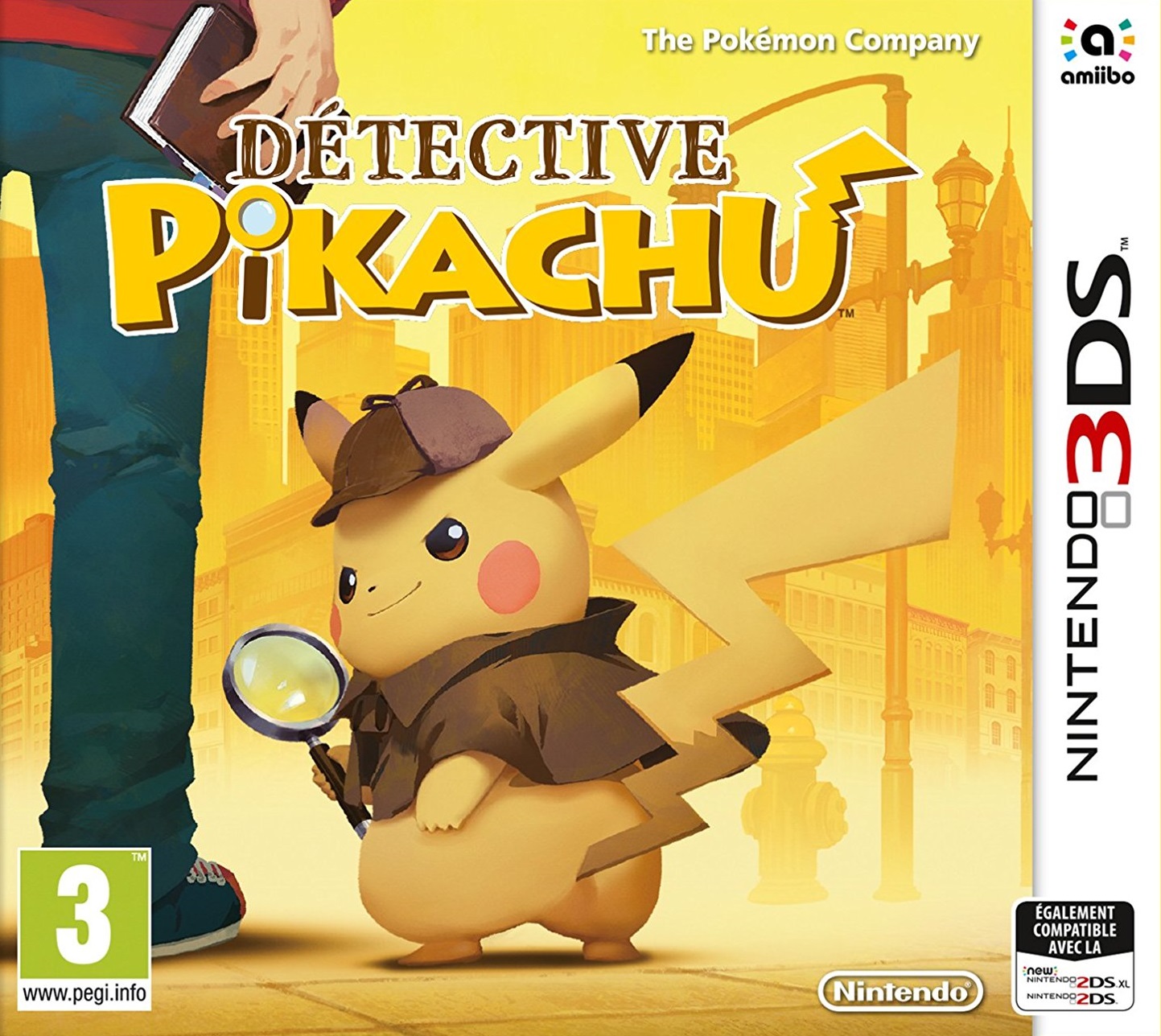 jaquette du jeu vidéo Détective Pikachu