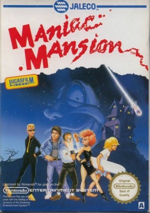 jaquette du jeu vidéo Maniac Mansion