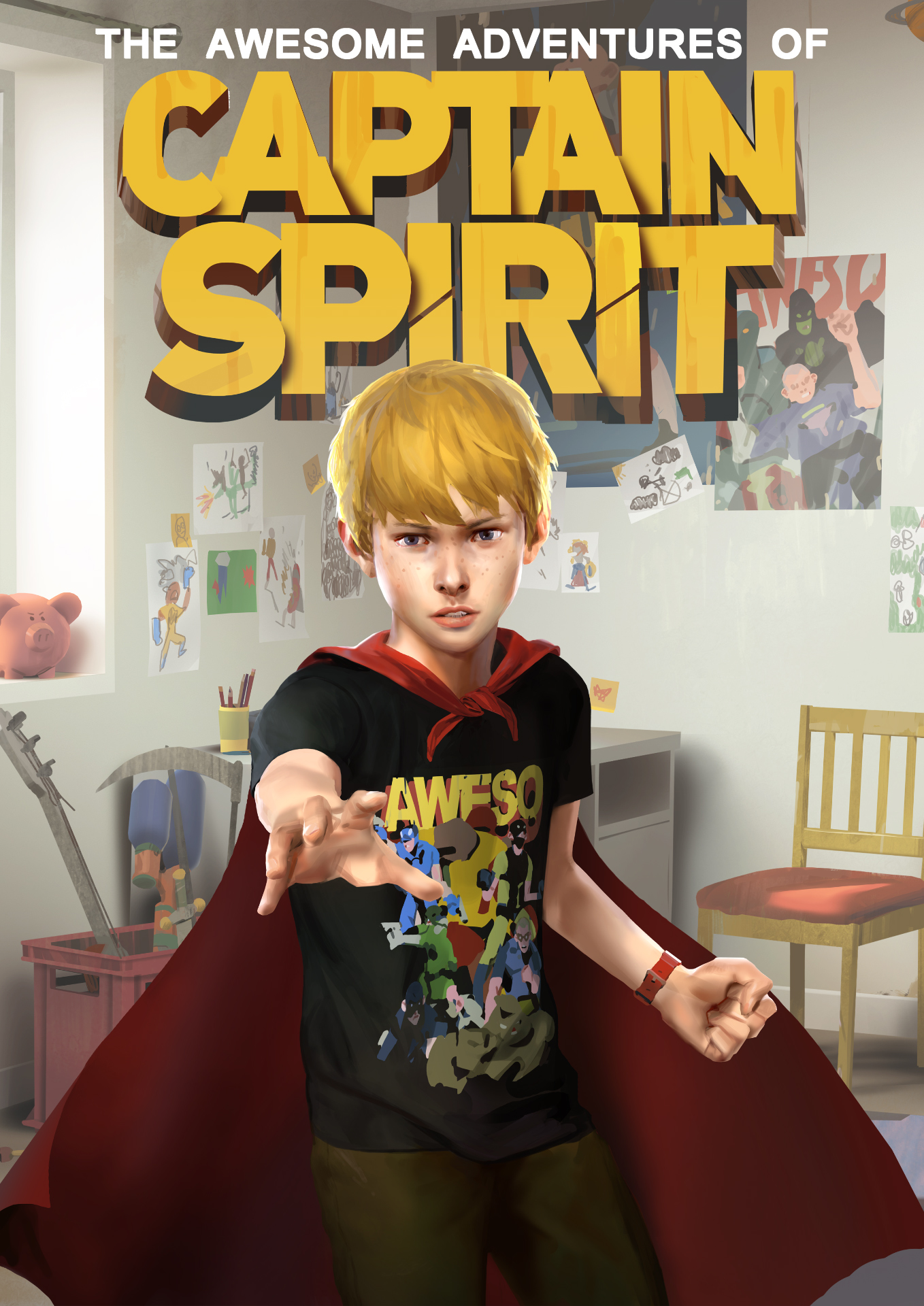 jaquette du jeu vidéo Les Aventures Extraordinaires de Captain Spirit