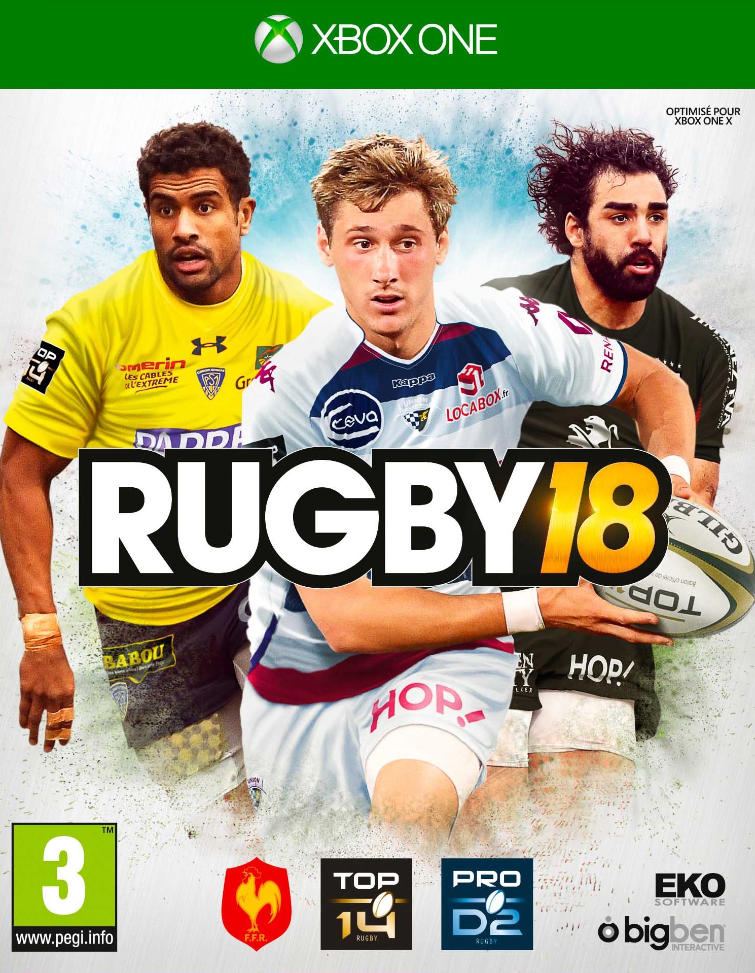 jaquette du jeu vidéo Rugby 18