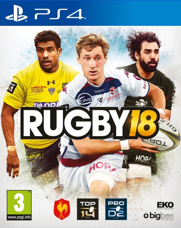jaquette du jeu vidéo Rugby 18