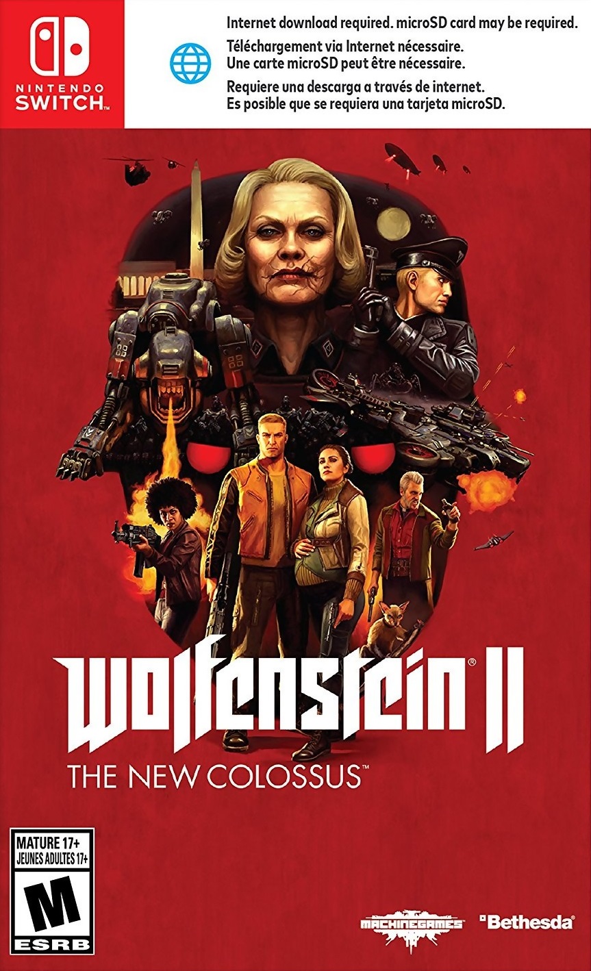 jaquette du jeu vidéo Wolfenstein II: The New Colossus