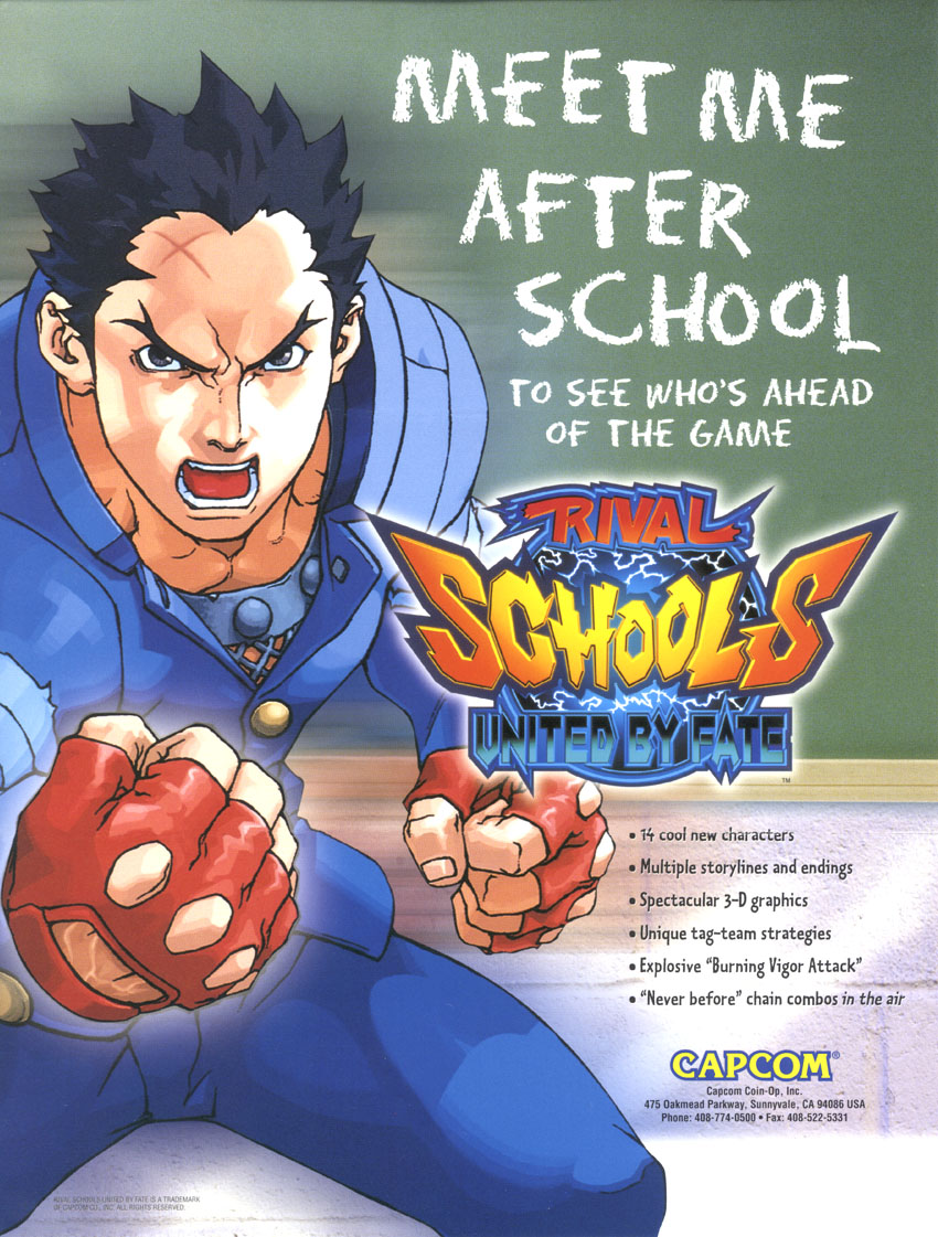 jaquette du jeu vidéo Rival Schools : United by Fate
