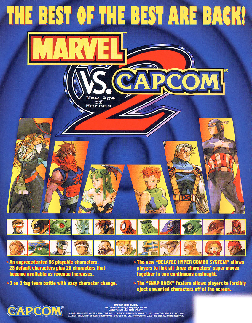 jaquette du jeu vidéo Marvel vs. Capcom 2: New Age of Heroes