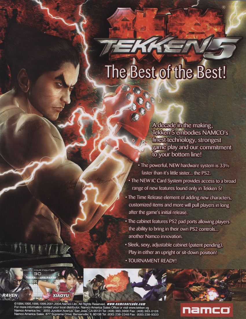 jaquette du jeu vidéo Tekken 5