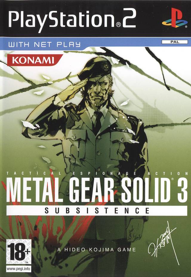 jaquette du jeu vidéo Metal Gear Solid 3 Subsistence