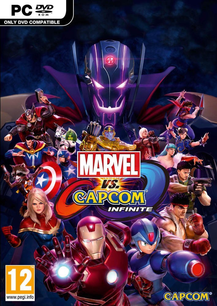 jaquette du jeu vidéo Marvel VS Capcom Infinite