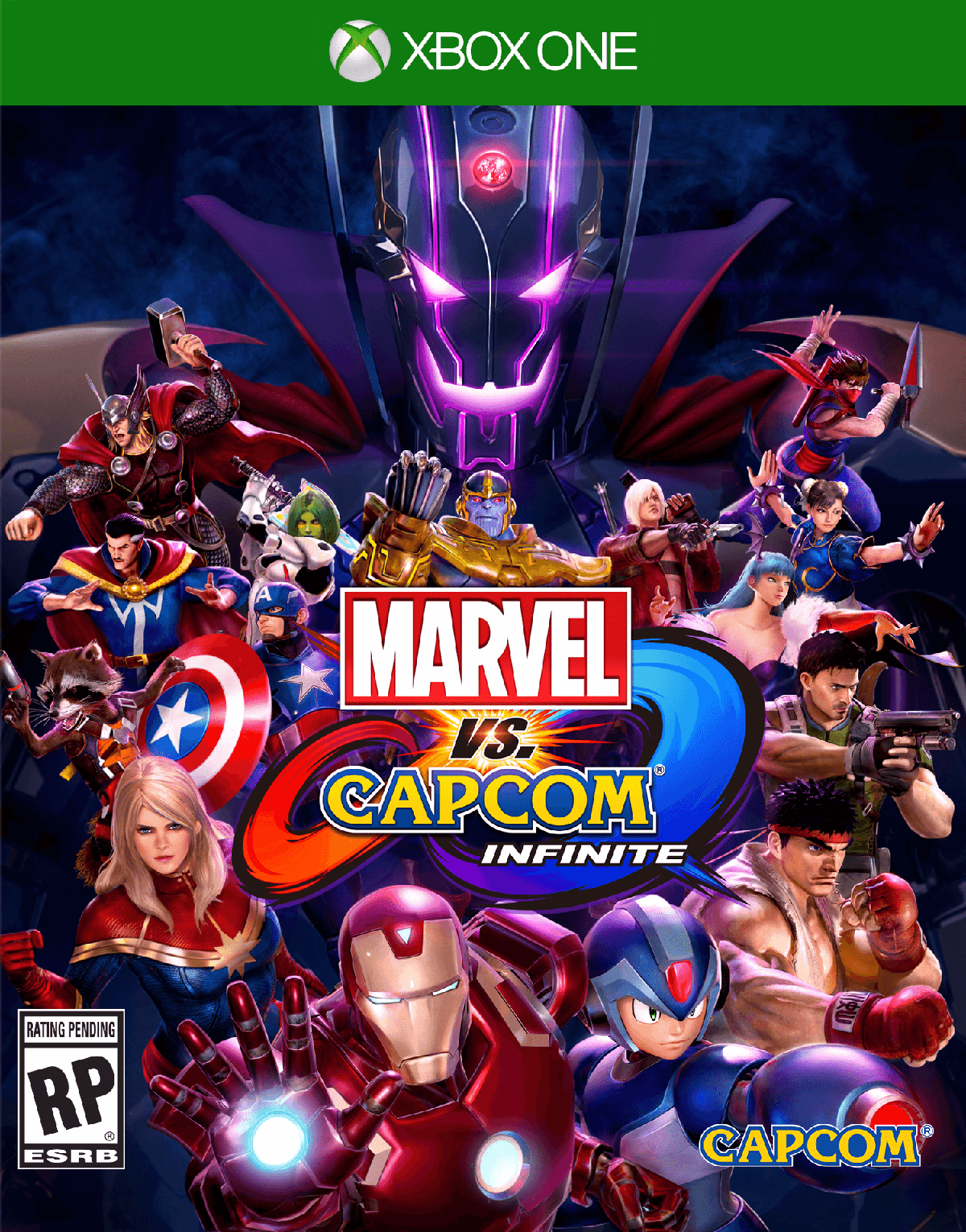 jaquette du jeu vidéo Marvel VS Capcom Infinite