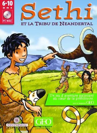 jaquette du jeu vidéo Sethi et la Tribu de Neandertal