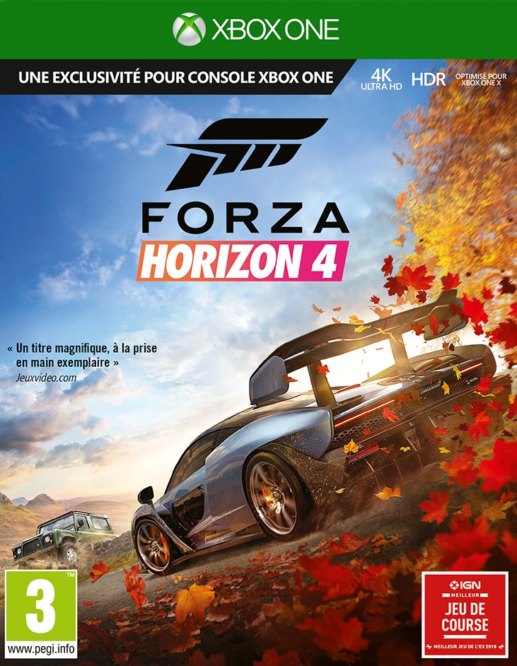 jaquette du jeu vidéo Forza Horizon 4