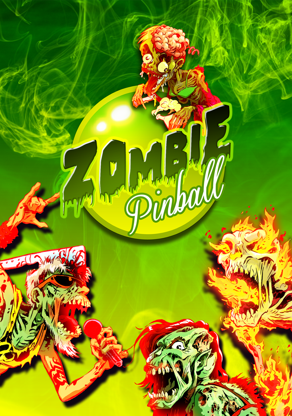 jaquette du jeu vidéo Zombie Pinball