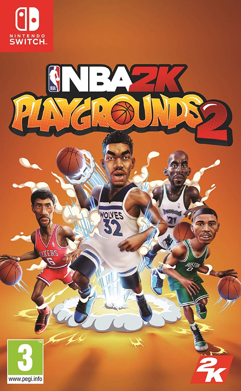 jaquette du jeu vidéo NBA 2K Playgrounds 2