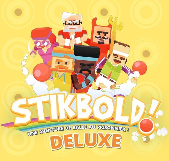jaquette du jeu vidéo Stikbold! Une aventure de balle au prisonnier