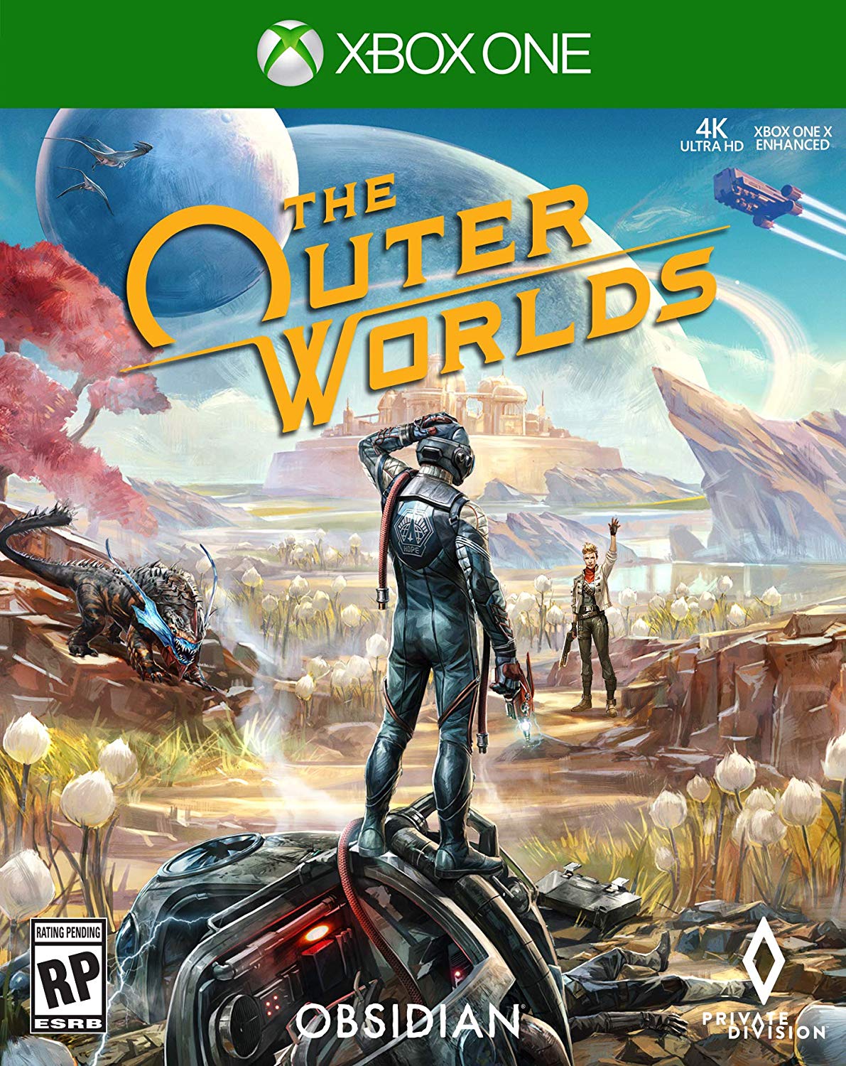 jaquette du jeu vidéo The Outer Worlds