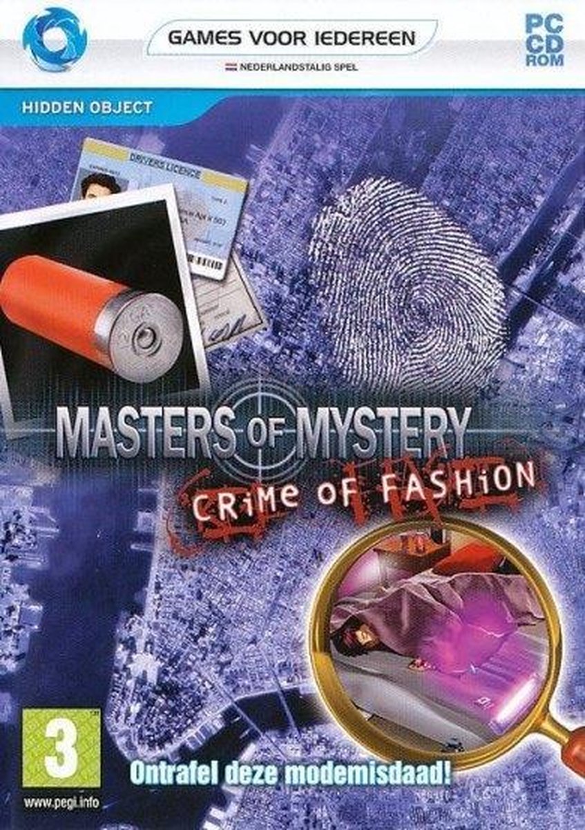 jaquette du jeu vidéo Masters of Mystery : Crime of Fashion