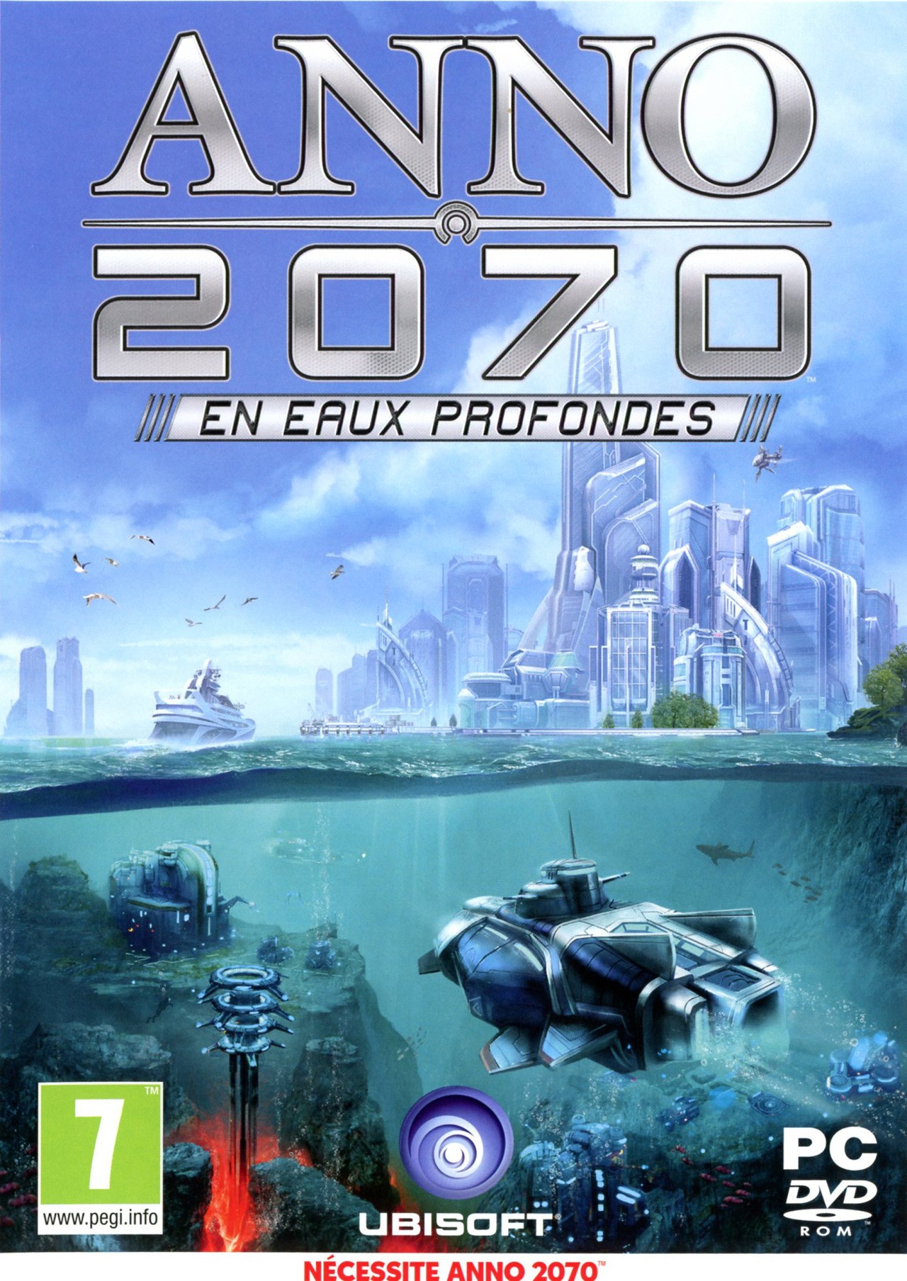 jaquette du jeu vidéo Anno 2070 : En Eaux Profondes