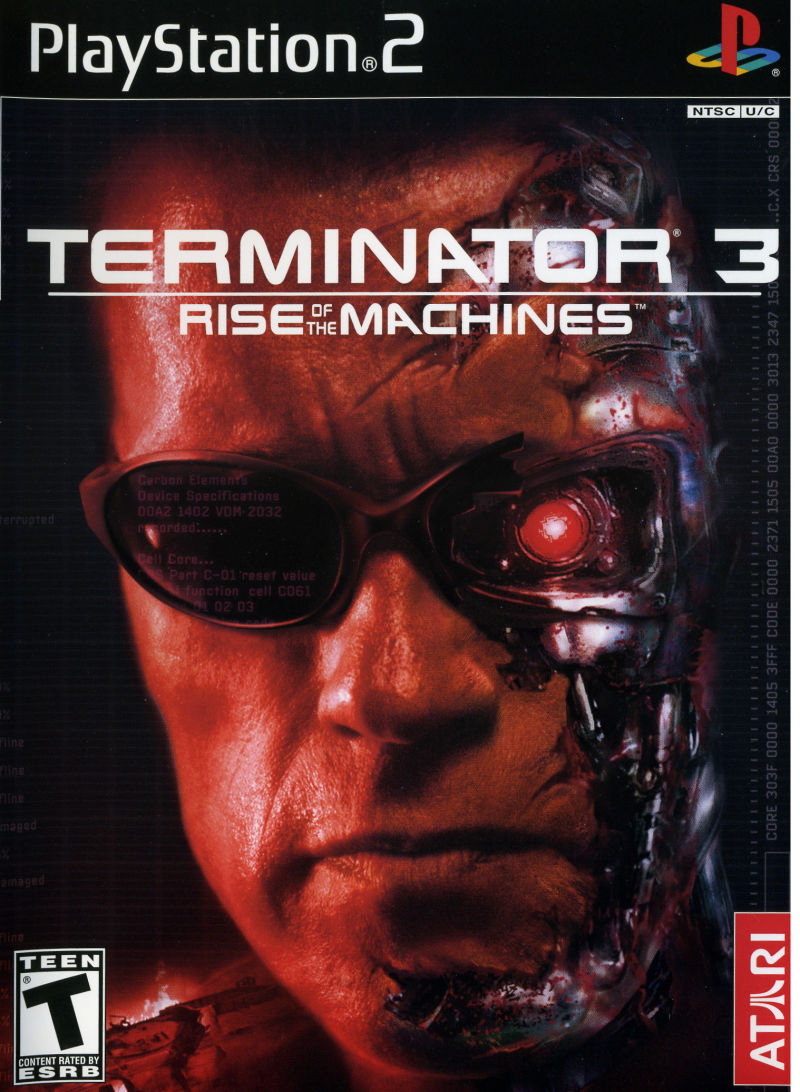 jaquette du jeu vidéo Terminator 3 le soulevement des machines
