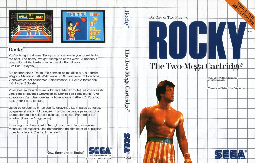 jaquette du jeu vidéo Rocky