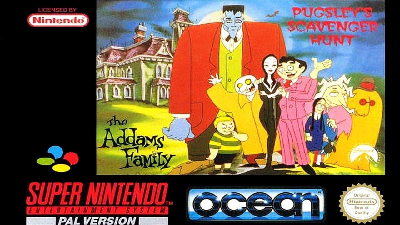 jaquette du jeu vidéo The Addams Family : Pugsley's Scavenger Hunt