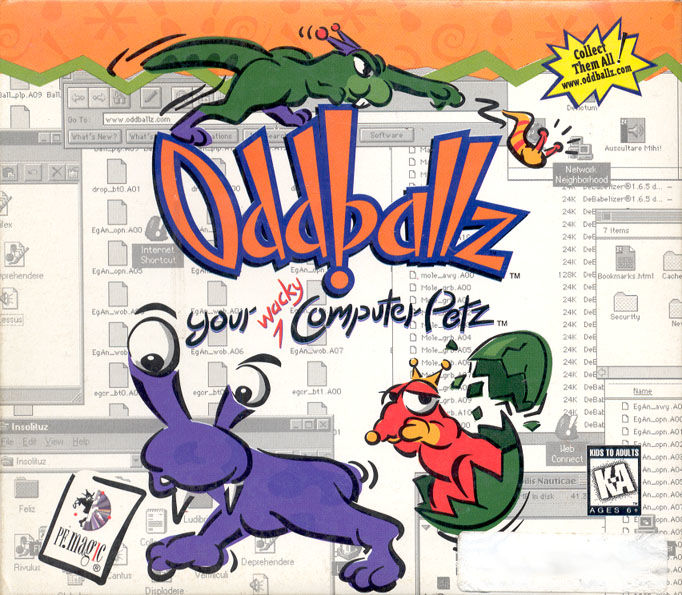 jaquette du jeu vidéo Oddballz: Your Wacky Computer Petz