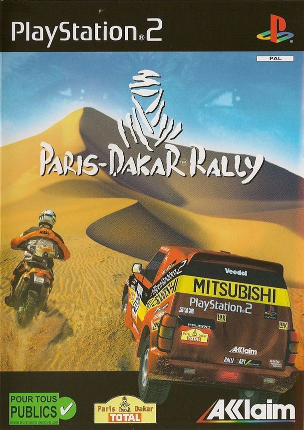 jaquette du jeu vidéo Paris-Dakar rally