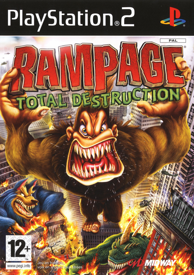 jaquette du jeu vidéo Rampage : Total Destruction