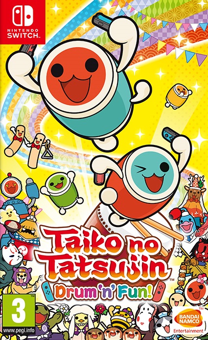 jaquette du jeu vidéo Taiko no Tatsujin : Drum ‘n’ Fun !
