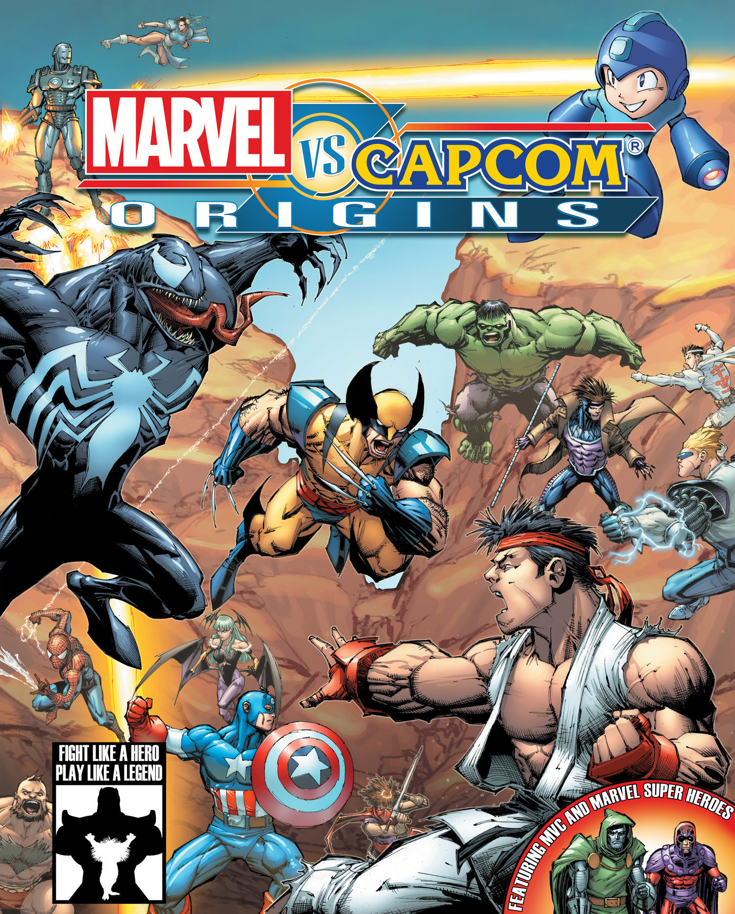 jaquette du jeu vidéo Marvel vs. Capcom Origins