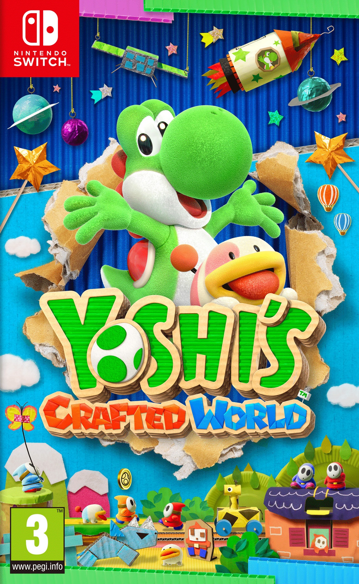 jaquette du jeu vidéo Yoshi's Crafted World