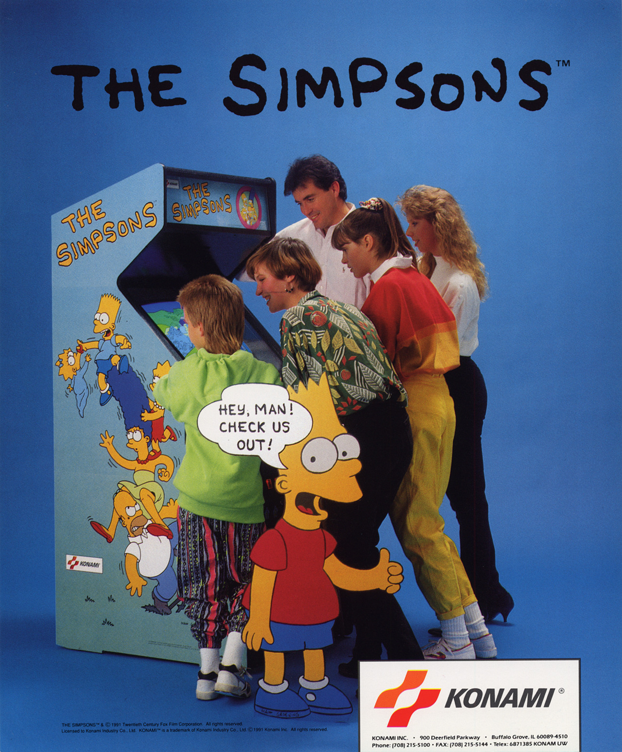 jaquette du jeu vidéo The Simpsons: Arcade Game