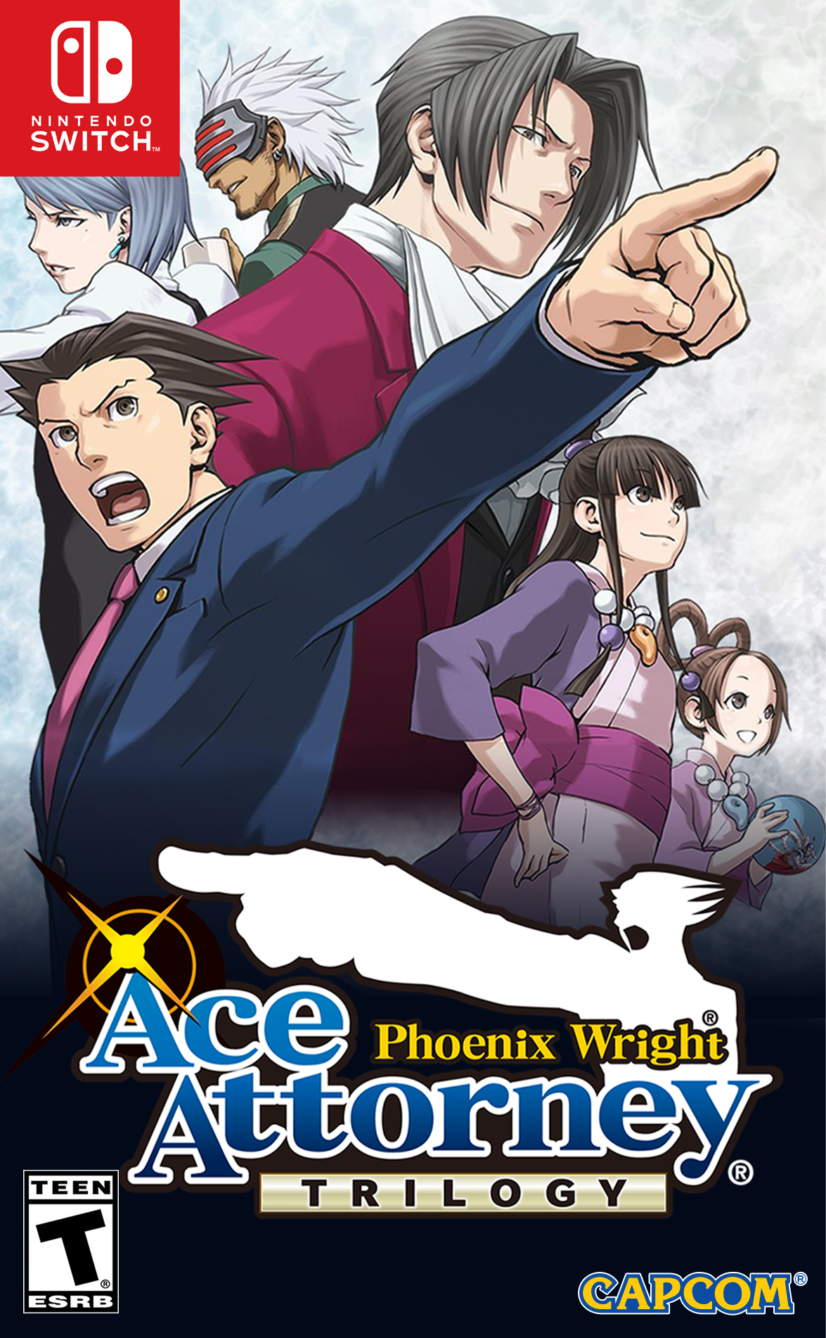 jaquette du jeu vidéo Phoenix Wright : Ace Attorney Trilogy