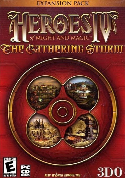 jaquette du jeu vidéo Heroes of Might and Magic IV : The Gathering Storm