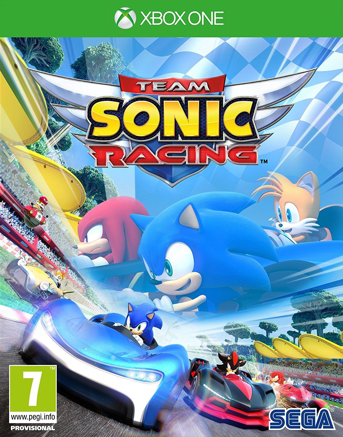 jaquette du jeu vidéo Team Sonic Racing