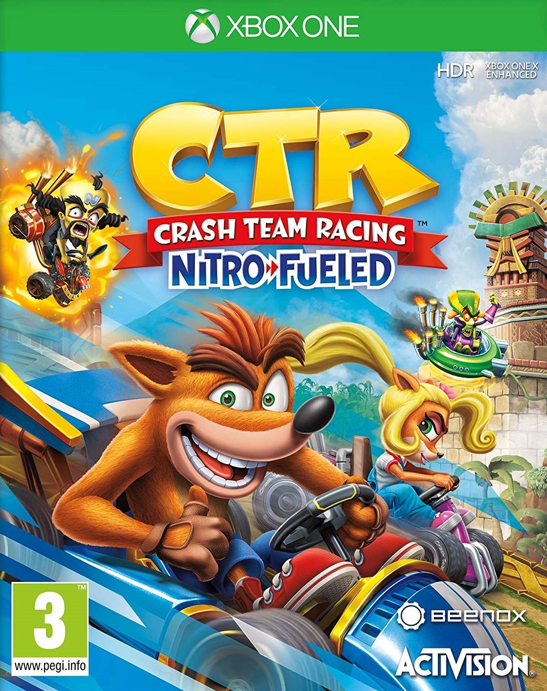 jaquette du jeu vidéo Crash Team Racing Nitro-Fueled