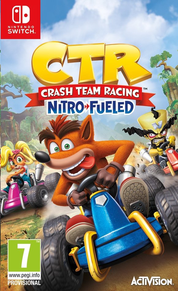 jaquette du jeu vidéo Crash Team Racing Nitro-Fueled