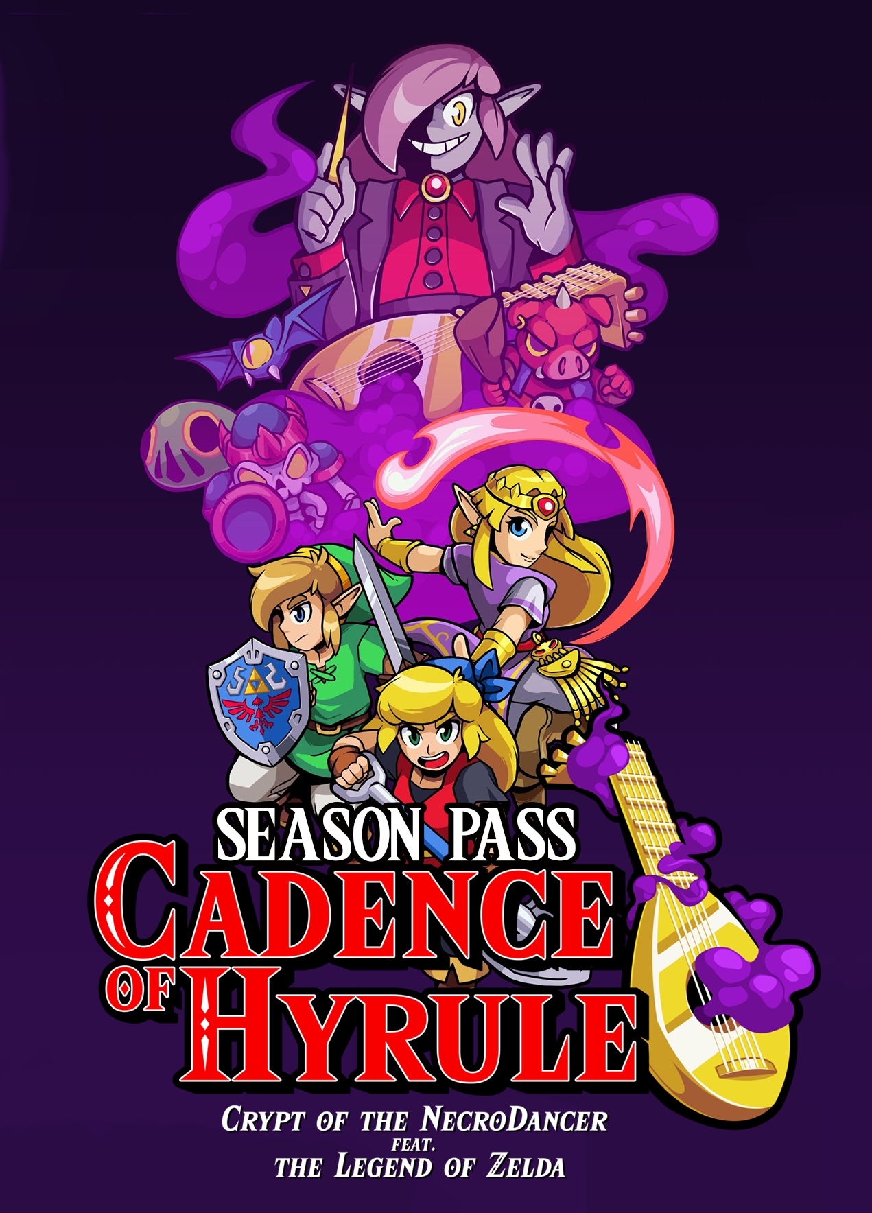 jaquette du jeu vidéo Cadence of Hyrule - Crypt of the NecroDancer Featuring The Legend of Zelda